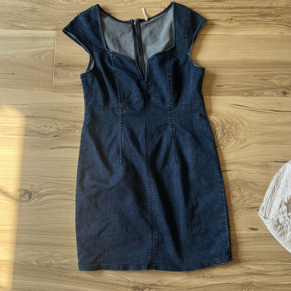 Free People Dark Blue Mini Dress